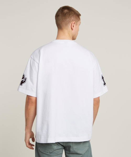 tシャツ BARCODE BOXY T-SHIRT/バーコードグラフィックオーバーサイズTシャツ メンズ | G-STAR RAW | 03