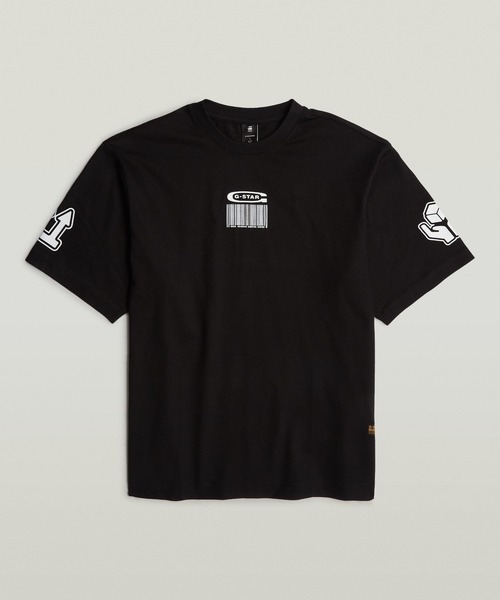 G-STAR RAW tシャツ BARCODE BOXY T-SHIRT/バーコード