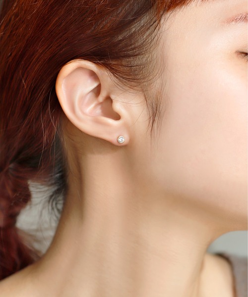 ピアス ビジューピアス「K10」 レディース