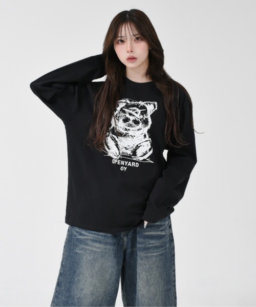 OY（オーワイ） tシャツ SKETCH ODOLLY L/S TEE/スケッチオードリー
