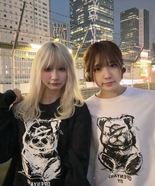 tシャツ 「OY/オーワイ」 SKETCH ODOLLY L/S TEE/スケッチオードリー長袖カットソー レディース メンズ OY/オーワイ』 SKETCH ODOLLY L/S TEE/スケッチオードリー長袖