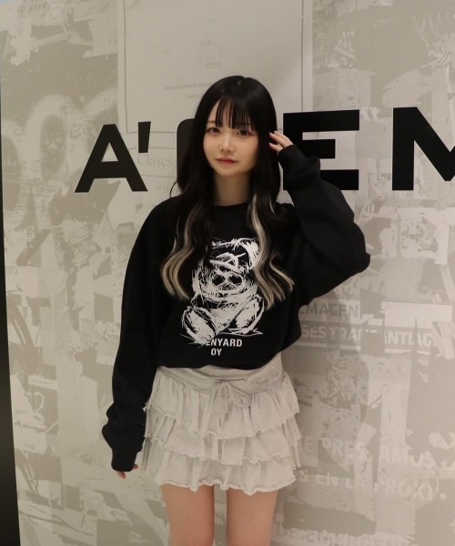 OY（オーワイ） tシャツ SKETCH ODOLLY L/S TEE/スケッチオードリー
