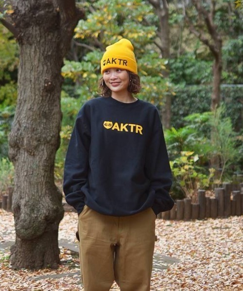 トレーナー スウェット AKTR 68xAKTR LOGO CREW SWEAT（アクター