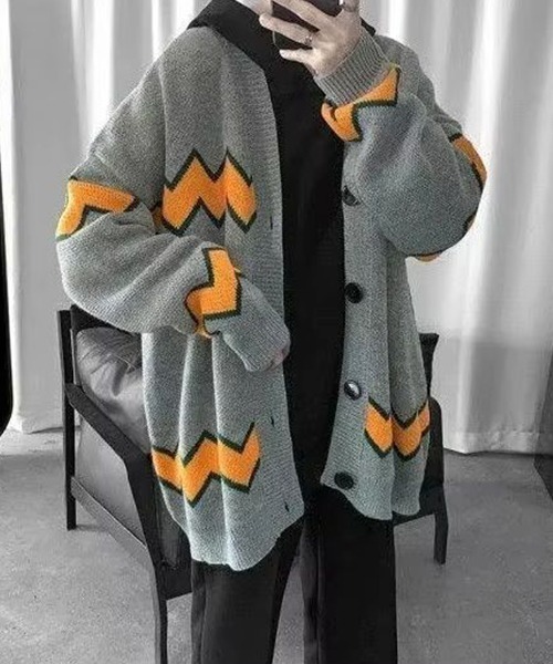 B.I.D. カーディガン 「オーバーサイズデザインニットカーディガン