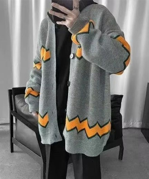 B.I.D. カーディガン 「オーバーサイズデザインニットカーディガン