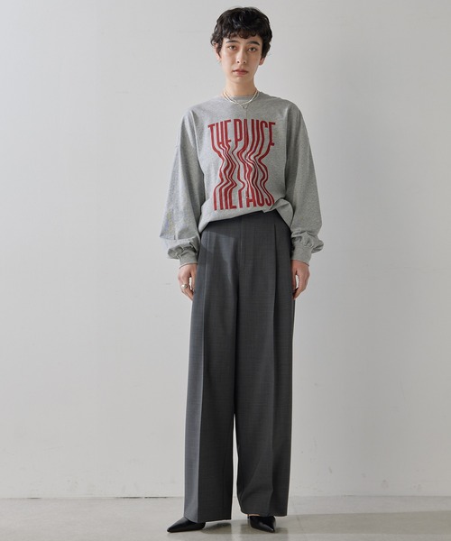 THE PAUSE tシャツ 「THE PAUSE」ウィーグルロゴロングTシャツ