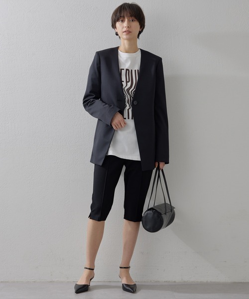whimgazette 【THE PAUSE】ウィーグルロゴロングTシャツ THE PAUSE】ウィーグルロゴロングTシャツ（Tシャツ/カットソー