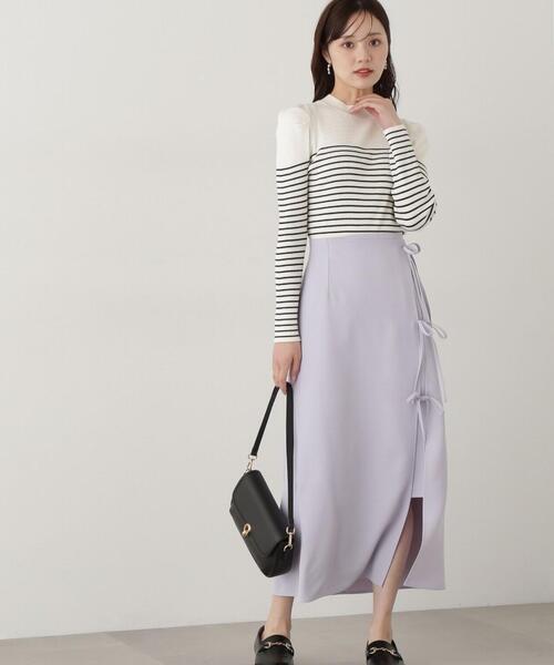 PRADAラップスカート リボン付き 着画あり PRADAラップスカート リボン付き 着画あり PRADAラップスカート