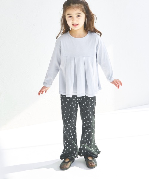 ハンドメイド子供袋　フレアシャツ、フリルパンツ120 Amazon | [Banlan] 上下セット 子供服 女の子 セットアップ