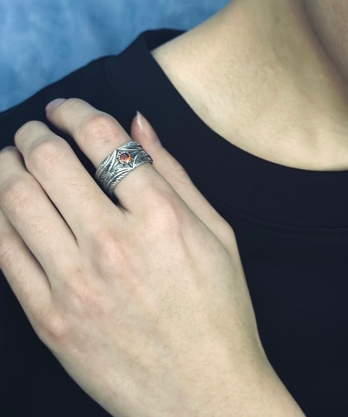 指輪 リング 「B-925 SILVER」925リング b925-r382-7g メンズ レディースの画像