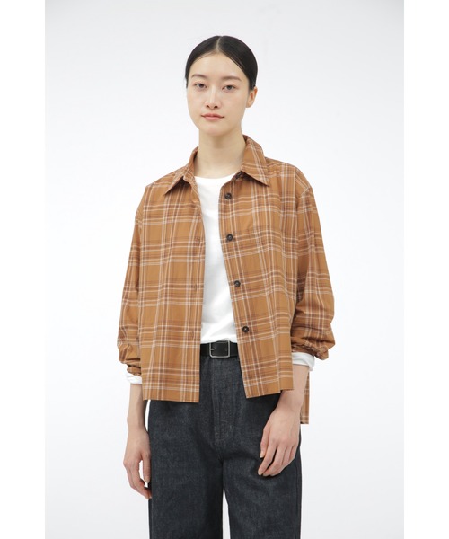 ブラウス シャツ YARN DYE COTTON CHECK レディース