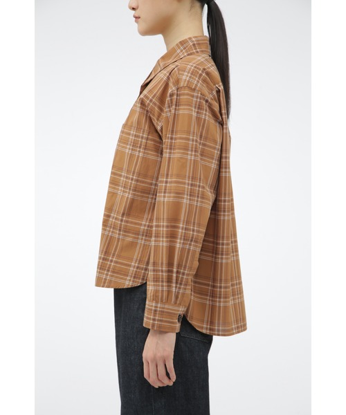 ブラウス シャツ YARN DYE COTTON CHECK レディース MARGARET HOWELL ブラウス シャツ YARN DYE COTTON CHECK