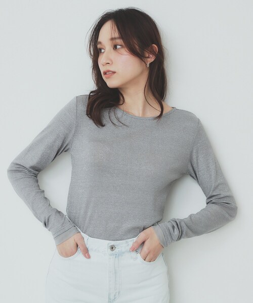 tシャツ シアーチュールトップス レディース PURE BRIGHT tシャツ シアーチュールトップス レディース