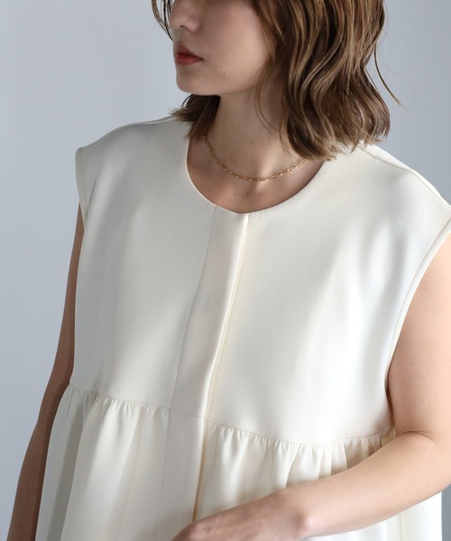 Bonjour Sagan（ボンジュールサガン） ベスト ジレ ポンチペプラム