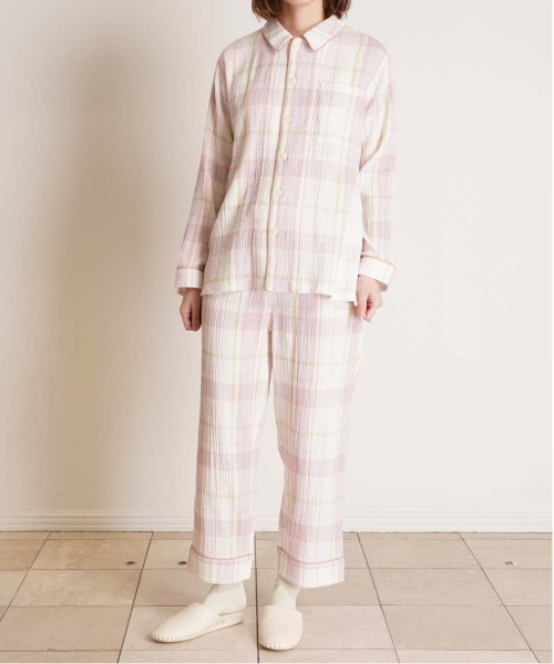 KID BLUE（キッドブルー） パジャマ ルームウェア -Wガーゼライン