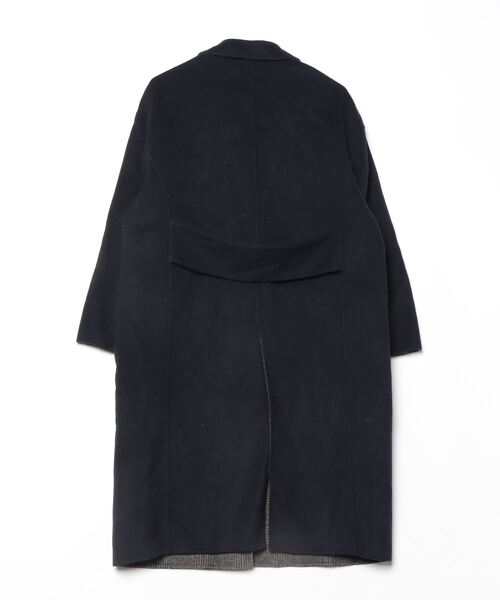 「Unaca」 コート 38 ネイビー レディース_画像2