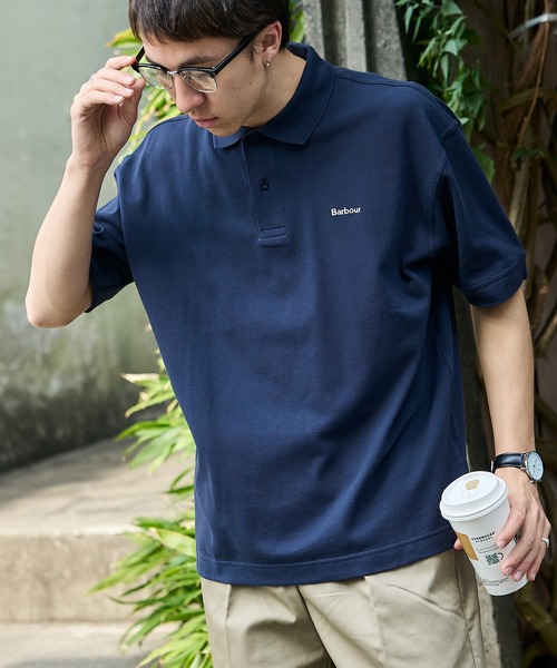 Barbour（バブアー） ポロシャツ Barbour/バブア― barbour hexham os