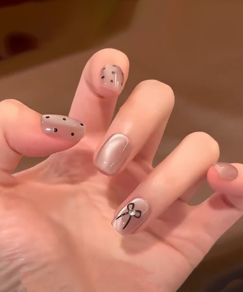 Lace Ladies（レースレディース） ネイルチップ ネイルシール リボン