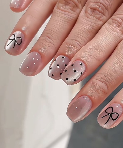 Lace Ladies（レースレディース） ネイルチップ ネイルシール リボン