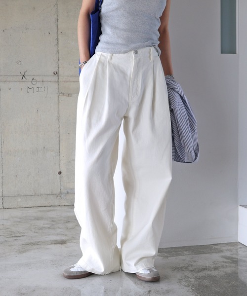 ANME ジーンズ デニム デニムパンツ ルーズデニムタックワイド