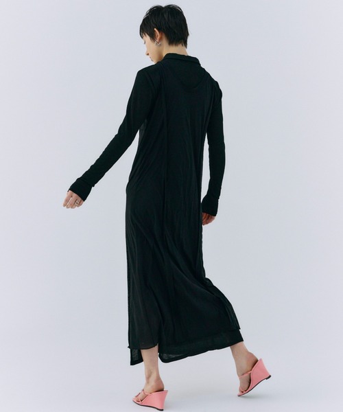 ワンピース Moon JOSE MOON（ジョゼムーン） ワンピース LAYERED SHEATH LINE CUTDRESS