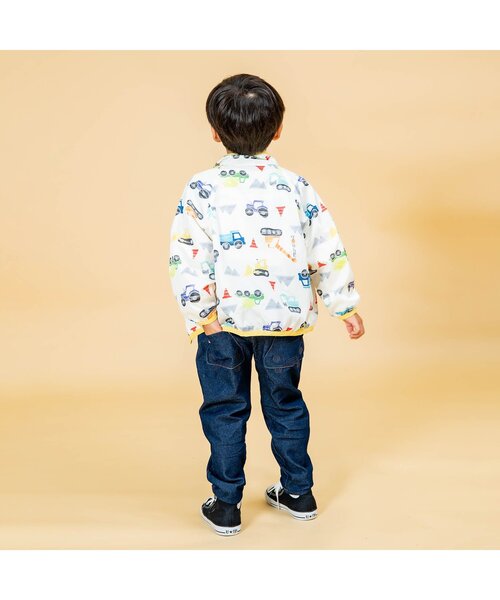 「BIT'Z」 「KIDS」ジップアップブルゾン 90 ライトグレー キッズ_画像3