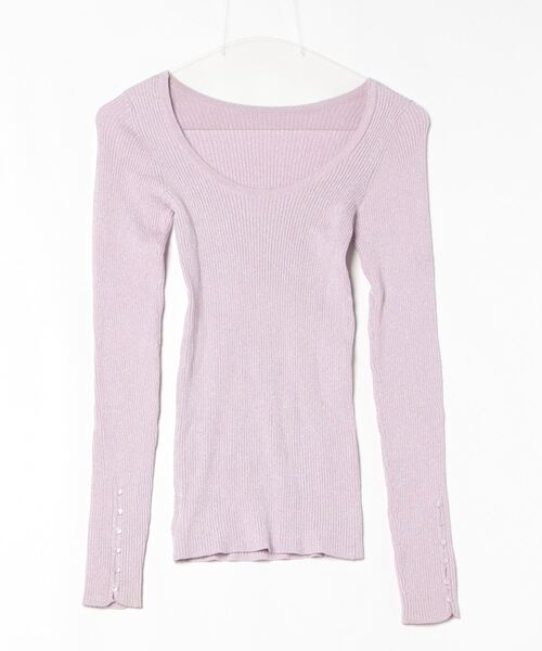 「kei shirahata」 長袖ニット FREE ピンク レディース_画像2