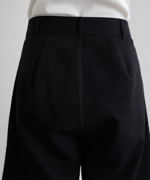 hellam（ヘラム） パンツ タックハーフパンツ レディース : ZOZOTOWN
