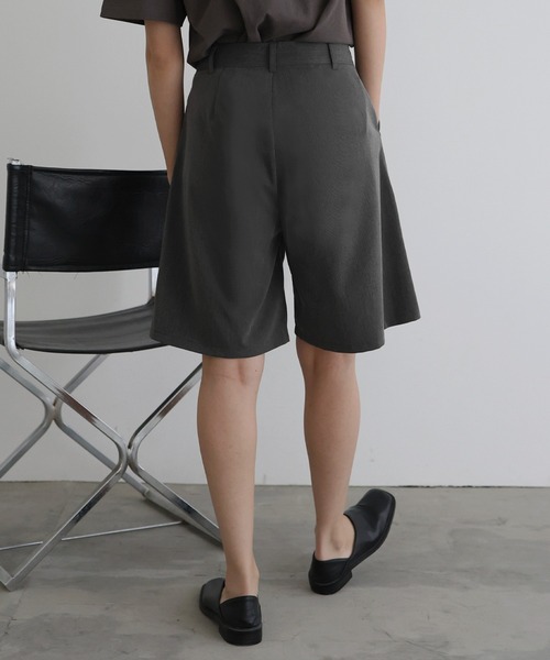 hellam（ヘラム） パンツ タックハーフパンツ レディース : ZOZOTOWN