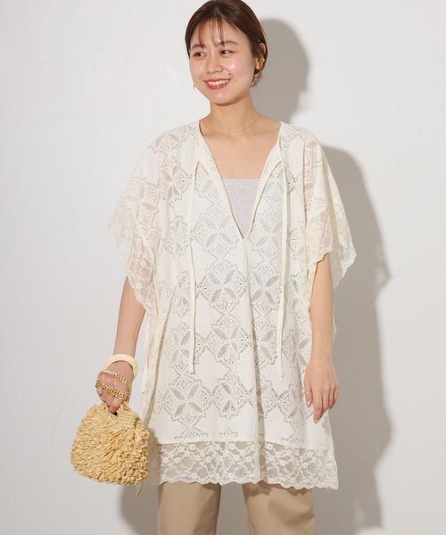 ブラウス シャツ 「追加」「PROVOKE/プロヴォーク」Poncho ブラウス レディース ブラウス シャツ 「追加」「PROVOKE/プロヴォーク」Poncho