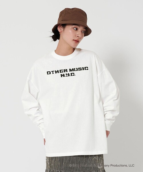 tシャツ 「別注」「OTHER MUSIC」ロングスリーブ Tシャツ レディース