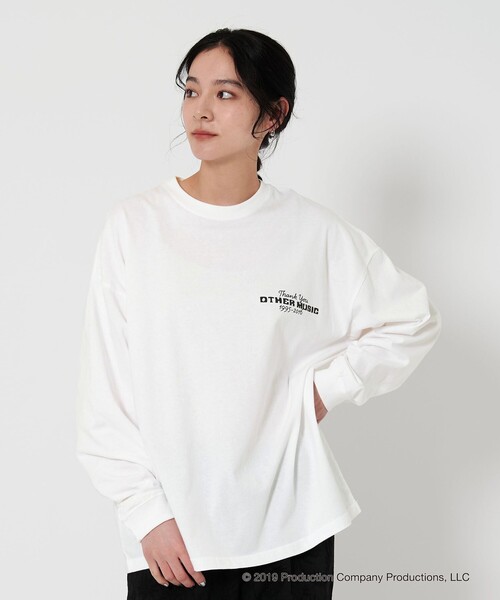tシャツ 「別注」「OTHER MUSIC」ロングスリーブ Tシャツ レディース tシャツ 「別注」「OTHER MUSIC」ロングスリーブ Tシャツ