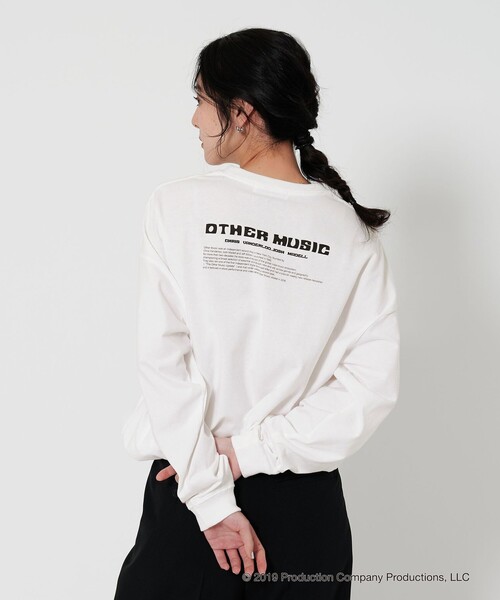 tシャツ 「別注」「OTHER MUSIC」ロングスリーブ Tシャツ レディース tシャツ 「別注」「OTHER MUSIC」ロングスリーブ Tシャツ