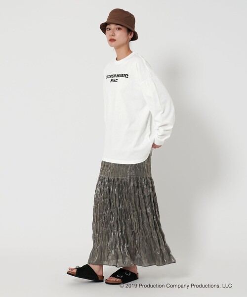 tシャツ 「別注」「OTHER MUSIC」ロングスリーブ Tシャツ レディース tシャツ 「別注」「OTHER MUSIC」ロングスリーブ Tシャツ