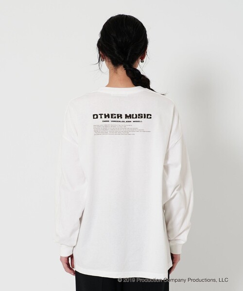 tシャツ 「別注」「OTHER MUSIC」ロングスリーブ Tシャツ レディース tシャツ 「別注」「OTHER MUSIC」ロングスリーブ Tシャツ