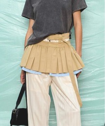 MAISON SPECIAL（メゾンスペシャル） スカート Chino Skirt Belt/チノ