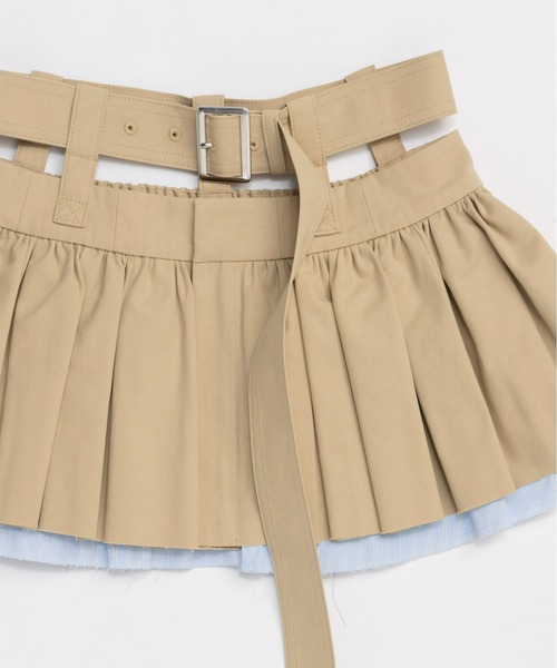 【メゾンスペシャル】Chino Skirt Belt MAISON SPECIAL（メゾンスペシャル） スカート Chino Skirt Belt/チノ