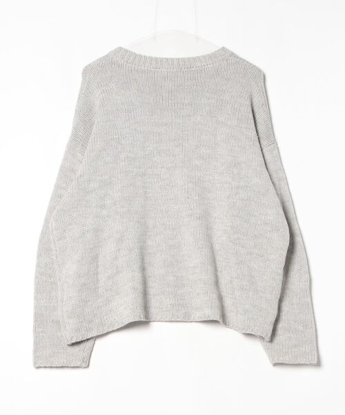 「Ungrid」 長袖ニット FREE ライトグレー レディース_画像2