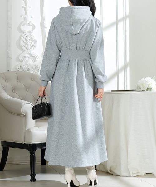 Lace Ladies（レースレディース） ワンピース フード付き タック