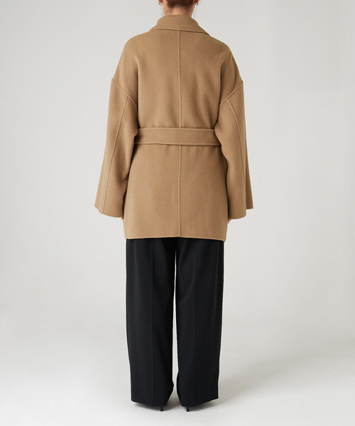 「N.O.R.C」 チェスターコート S グレー レディース_画像4