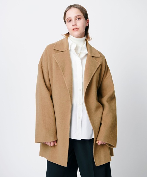 「N.O.R.C」 チェスターコート S グレー レディース_画像9