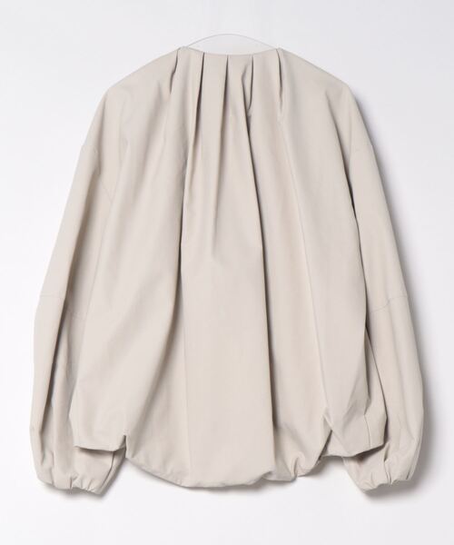 ELENDEEK ノーカラージャケット F アイボリー ELENDEEK（エレンディーク） ノーカラージャケット FREE アイボリー