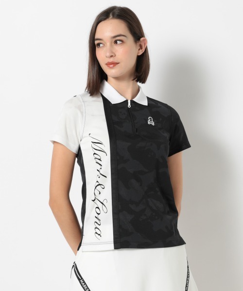 ポロシャツ ポロ Gauge Panel Polo | WOMEN レディース