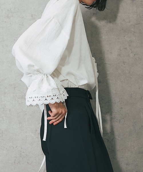 yoli フリルブラウス ブラウス シャツ 2WAY袖フリルブラウス レディース : ZOZOTOWN Yahoo