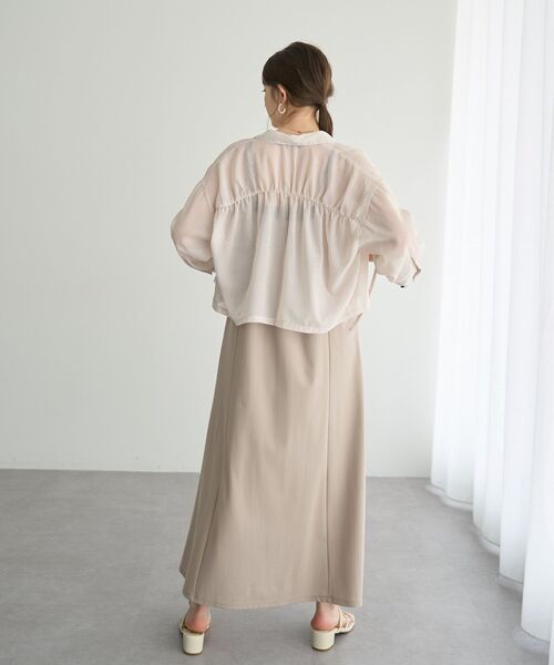 YECCA VECCA ワンピース 「2点SET」ドロストシアーシャツセット