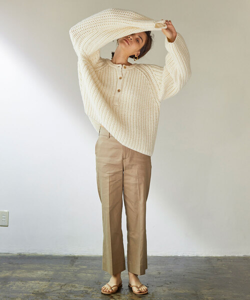 「GALLARDAGALANTE」 長袖ニット FREE ホワイト レディース_画像7