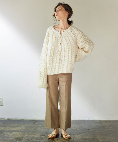 「GALLARDAGALANTE」 長袖ニット FREE ホワイト レディース_画像9