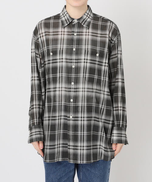 Spick＆Span ブラウス シャツ 「追加」コットンボイルチェック