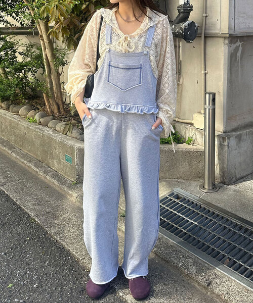CIAOPANICTYPY☆サロペット CIAOPANIC TYPY サロペット オーバーオール 「India」ガーゼ