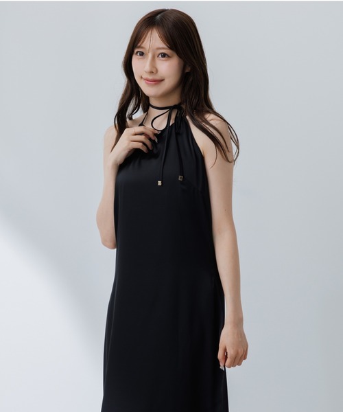 SENEE satin cami onepiece サテンキャミワンピース satin cami onepiece (サテンキャミワンピース)（ワンピース